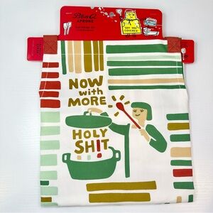 Blue Q Apron - Now With More Holy Sh!T - Funny Unisex Cooking Gift